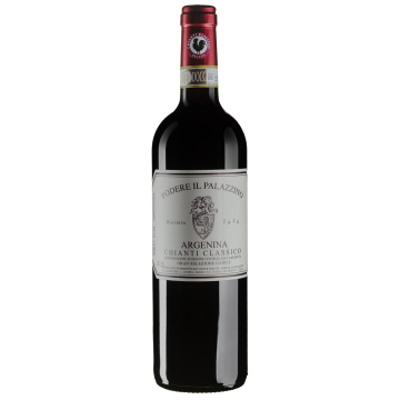 Вино Il Palazzino Chianti Classico Аrgenina Gran Selezione Gaiole / К'янті Клаcсіко Арженіна Гран Селезіоне Гайоле 2020, червоне сухе, 0.75 л