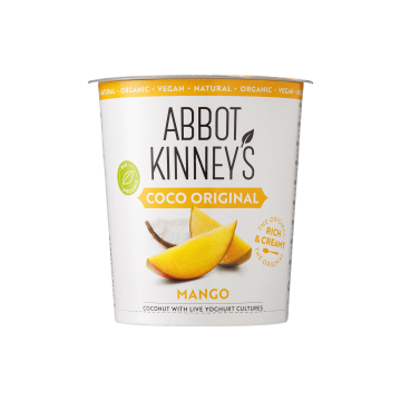 Продукт з ферментованого кокосу "Манго" органічний 350г, Abbot Kinney's