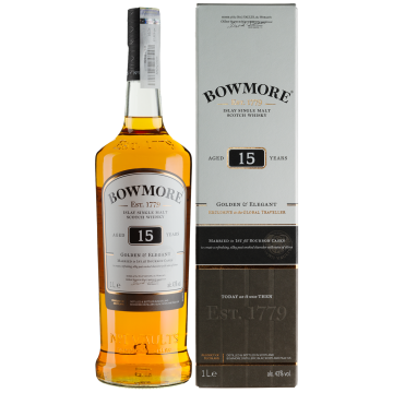 Віскі Bowmore 15yo, 1 л