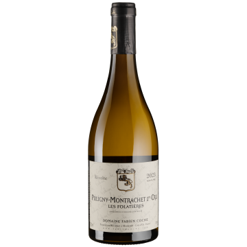Вино Domaine Fabien Coche Puligny-Montrachet Les Folatieres 1er Cru / Пуліньї-Монраше Ле Фолатьєр Прем'єр Крю 2023, біле сухе, 0.75 л