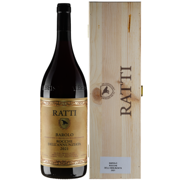 Вино Renato Ratti Barolo Rocche dell'Annunziata / Бароло Рокке дель Аннунціата 2021, червоне сухе, 1.5 л