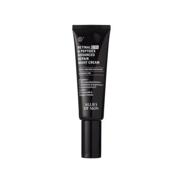 Крем нічний антивіковий з ретиналем 0.1% Retinal & Peptides Advanced Repair Night Cream,48 ml,Allies