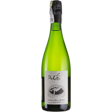 Ігристе Catherine et Pierre Breton Vouvray Le Dilettante Methode Trad / Вувре Ле Ділетант Метод Трад, біле, 0.75 л