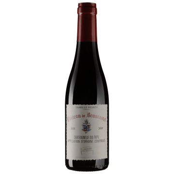Вино Famille Perrin Chateauneuf-du-Pape Rouge Chateau de Beaucastel / Шатонеф-дю-Пап Руж Шато де Бокастель 2022, червоне сухе, 0.375 л