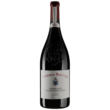 Вино Famille Perrin Chateauneuf-du-Pape Rouge Chateau de Beaucastel / Шатонеф-дю-Пап Руж Шато де Бокастель 2022, червоне сухе, 1.5 л