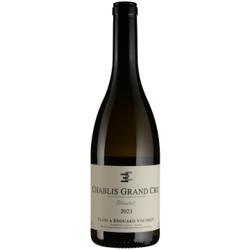 Вино Eleni et Edouard Vocoret Chablis Grand Cru Blanchot / Шаблі Гран Крю Бланшо 2023, біле сухе, 0.75 л
