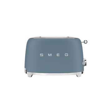 Тостер електричний на 2 тости стиль 50х блакитний шторм матовий, SMEG