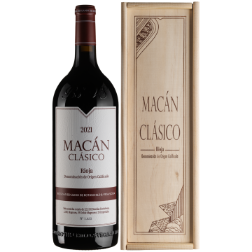 Вино Bodegas Benjamin de Rothschild & Vega Sicilia, S.A. Macan Clasico / Макан Класіко 2021, червоне сухе, 1.5 л