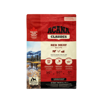 Корм для собак сухий повнораціонний Ред Міт Ресепі 2кг Classics, Acana