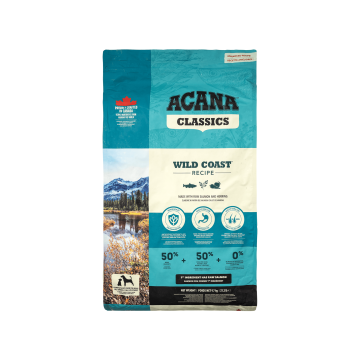 Корм для собак сухий повнораціонний Вайлд Коуст Ресепі 9,7кг Classics, Acana