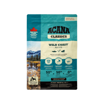 Корм для собак сухий повнораціонний Вайлд Коуст Ресепі 2кг Classics, Acana