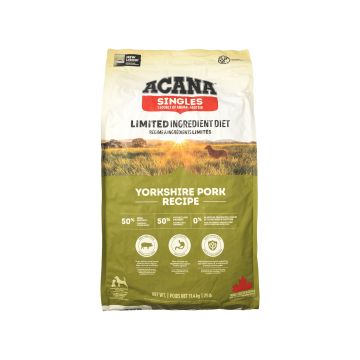 Корм для собак сухий повнораціонний Йоркшир Порк 11.4кг Singles, Acana