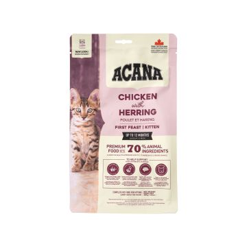 Корм для кошенят сухий повнораціонний Фьорст Фест Кет 340г New Cats, Acana