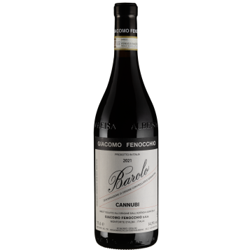 Вино Giacomo Fenocchio Barolo Cannubi / Бароло Каннубі 2021, червоне сухе, 0.75 л