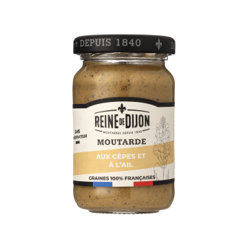Гірчиця з грибами та часником 100г, Reine de Dijon