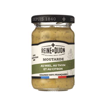 Гірчиця з медом, чебрецем та лимоном 100г, Reine de Dijon