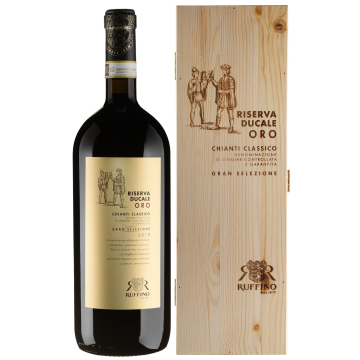 Вино Ruffino Riserva Ducale Oro Chianti Classico Riserva Gran Selezione / Різерва Дукалє Оро Кьянті Классіко Різерва Гран Селезьйон 2019, червоне сухе, 1.5 л