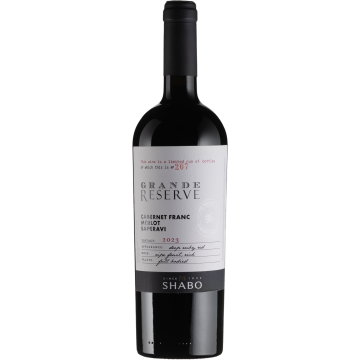 Вино Shabo Grand Reserve Cabernet Franc-Merlot-Saperavi / Гран Резерв Каберне Фран-Мерло-Сапераві, червоне сухе, 0.75 л