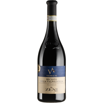 Вино Zeni Recioto della Valpolicella Classico Vigne Alte / Речіото делла Вальполічелла Класcіко Віньє Альте 2022, червоне солодке, 0.75 л