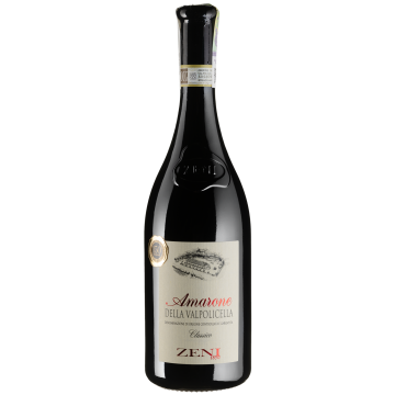 Вино Zeni Amarone della Valpolicella Classico / Амароне делла Вальполічелла Классіко 2022, червоне сухе, 0.75 л