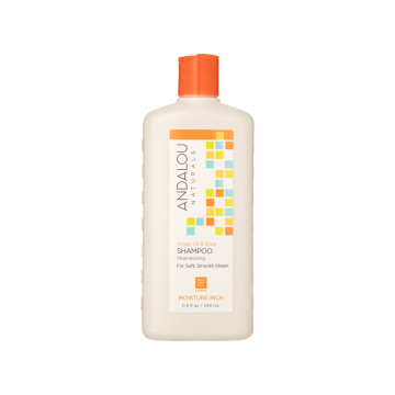 Шампунь для волосся живильний Арганова та Олія Ши 340мл Moisture Rich, Andalou Naturals