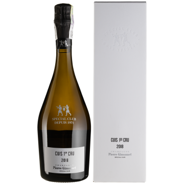 Шампанське Pierre Gimonnet & Fils Special Club Cuis Premier Cru Extra Brut / Спешл Клаб Кюі Прем'єр Крю Екстра Брют 2018, біле, 0.75 л