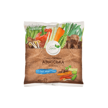 Суміш овочева заморожена Азіатська 400г, Spela