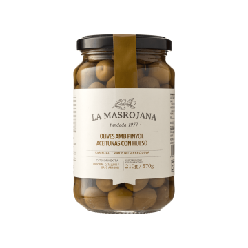 Оливки з кісточкою Арбекіна 370г, La Masrojana