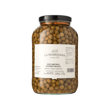 Оливки з кісточкою Арбекіна 3,95кг, La Masrojana