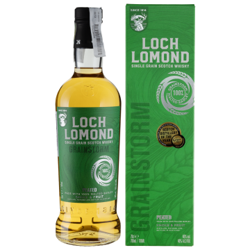 Віскі Loch Lomond Peated Single Grain, gift box, 0.7 л