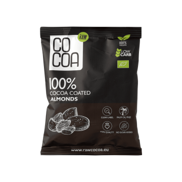 Мигдаль у сирому какао органічний 70г, Cocoa