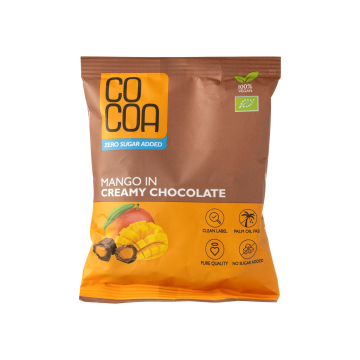Манго у шоколаді органічне 70г (з підсолоджувачем), Cocoa