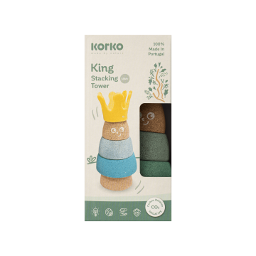 Іграшка дитяча Пірамідка "King" Кінг (з 18 місяців), Korko