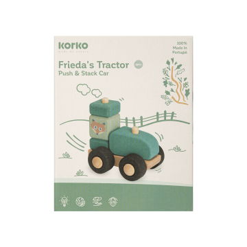 Іграшка дитяча "Frieda's tractor" Трактор Фріди (з 18 місяців), Korko