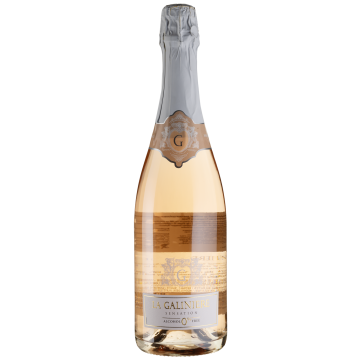Безалкогольне Ігристе Chateau De La Galiniere Sensation Vegan Sparkling Rose / Сенсейшн Веган Спарклін Розе, 0.75 л