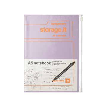 Блокнот A5 фіолетовий Storage.It, Mark's