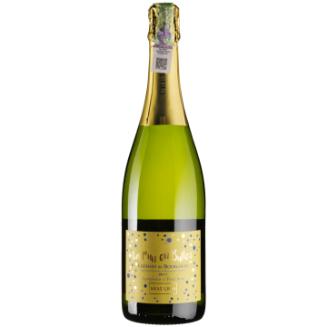 Ігристе Domaine Anne Gros Cremant de Bourgogne Brut Chardonnay - Pinot Noir / Креман де Бургонь Брют Шардоне - Піно Нуар, біле, 0.75 л