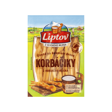 Сир напівтвердий копчений з коров'ячого молока "Корбачіки" 75г, Liptov
