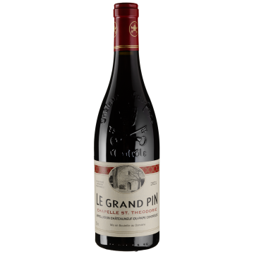 Вино Chapelle Saint Theodoric Chateauneuf-du-Pape Le Grand Pin / Шатоньоф-дю-Пап Лє Гран Пін 2021, червоне сухе, 0.75 л