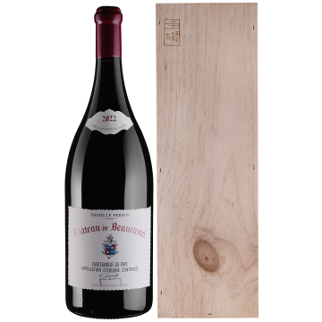 Вино Famille Perrin Chateauneuf-du-Pape Rouge Chateau de Beaucastel / Шатонеф-дю-Пап Руж Шато де Бокастель 2022, червоне сухе, 3 л
