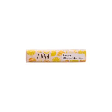 Шоколад молочний з лимоном та йогуртовим кремом органічний 40г, Vivani