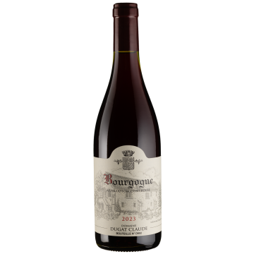 Вино Claude Dugat Bourgogne Rouge / Бургонь Руж 2023, червоне сухе, 0.75 л