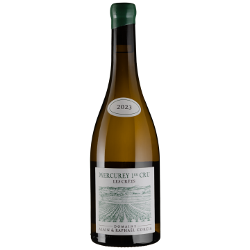Вино Domaine Alain et Raphael Corcia Mercurey 1er Cru Les Crets Blanc / Меркюре Прем'єр Крю Лє Кре Блан 2023, біле сухе, 0.75 л