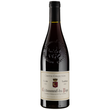 Вино Cristia Chateauneuf-du-Pape Rouge / Шатоньоф-дю-Пап Руж 2023, червоне сухе, 0.75 л