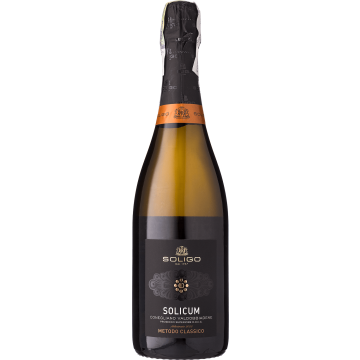 Ігристе Soligo Solicum Metodo Classico Valdobbiadene Prosecco DOCG Brut / Солікум Методо Класіко Вальдоббʼядене Просекко DOCG Брют, біле, 0.75 л