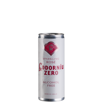 Безалкогольне Ігристе Codorniu Zero Rose / Зеро Розе ж/б, 0.25 л