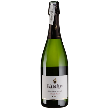 Ігристе Kuehn Cremant Brut Blanc de Blancs / Креман Брют Блан де Блан, біле, 0.75 л