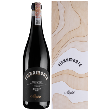 Вино Allegrini Fieramonte Amarone della Valpolicella Classico / Ферамонте Амароне делла Вальполічелла Классіко 2016, червоне сухе, 0.75 л