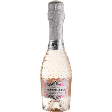 Безалкогольне Ігристе Pizzolato Rose 0.0% M-use / Розе 0.0% M-юз, 0.2 л