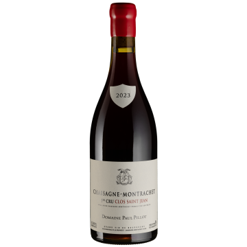 Вино Domaine Paul Pillot Chassagne-Montrachet Premier Cru Clos Saint-Jean Rouge / Шасань-Монраше Прем'єр Крю Кло Сен-Жан Руж 2023, червоне сухе, 0.75 л